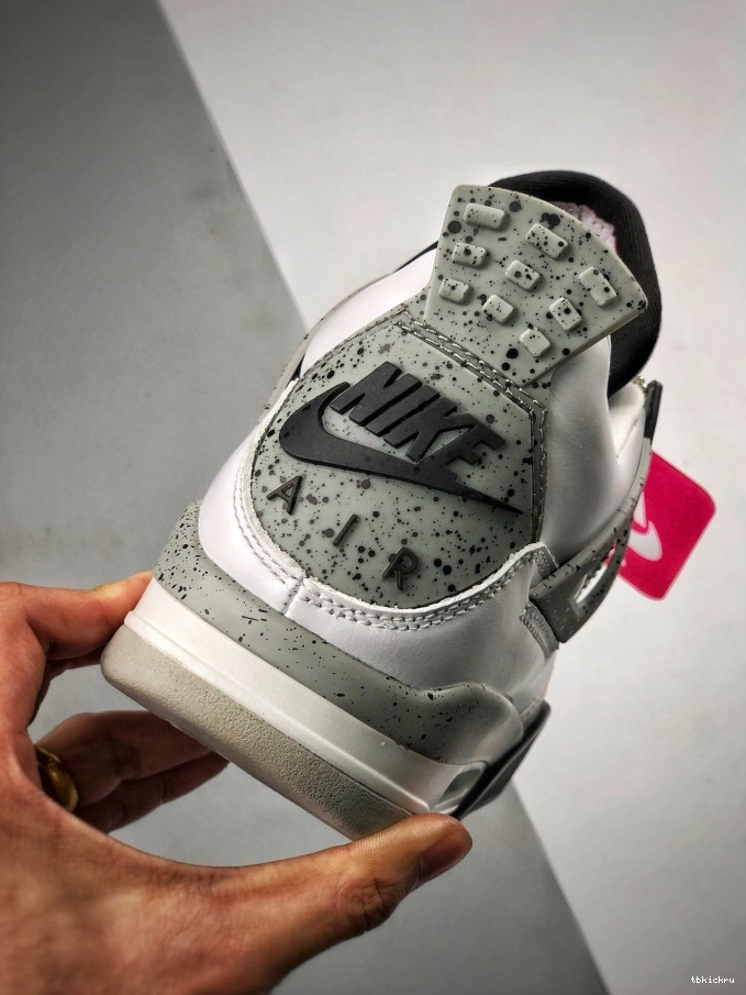 Rep TBK White Jordan OG Cement 4 (nike) 840606-192 Air 0710